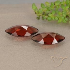 Gemme di Granato Piropo Sangria rossa naturale da 2.27 ct, Taglio marquise, VVS-VS