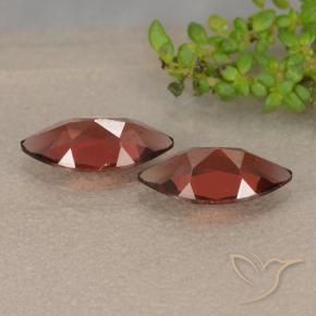 Gemme di Granato Piropo Rosso scarlatto naturale da 2.42 ct, Taglio marquise, VVS-VS