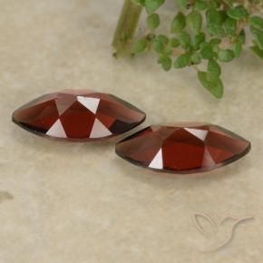 Gemme di Granato Piropo Rosso scuro naturale da 2.44 ct, Taglio marquise, VVS-VS