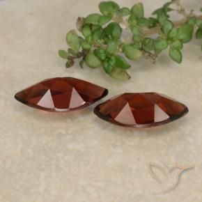 Gemme di Granato Piropo Sangria rossa naturale da 2.47 ct, Taglio marquise, VVS-VS