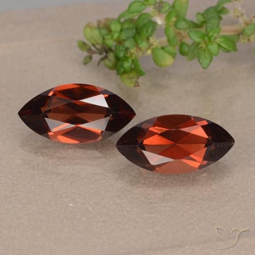 2.80ctw Naturale Rosso scuro Granato Piropo, Taglio marquise, VVS-VS