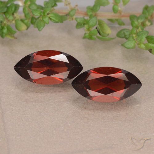 2.78ctw Naturale Rosso scuro Granato Piropo, Taglio marquise, VVS-VS