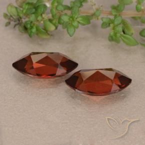 Gemme di Granato Piropo Rosso scuro naturale da 2.94 ct, Taglio marquise, VVS-VS