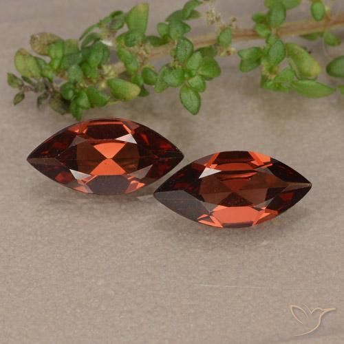 1.79ctw Naturale Rosso scarlatto profondo Granato Piropo, Taglio marquise, VVS-VS