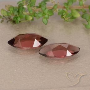 Gemme di Granato Piropo Rosso scuro naturale da 2.54 ct, Taglio marquise, VVS-VS