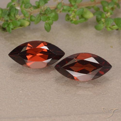 2.51ctw Naturale Rosso scuro Granato Piropo, Taglio marquise, VVS-VS