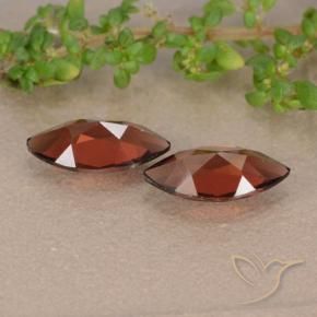 Gemme di Granato Piropo Rosso scuro naturale da 2.38 ct, Taglio marquise, VVS-VS