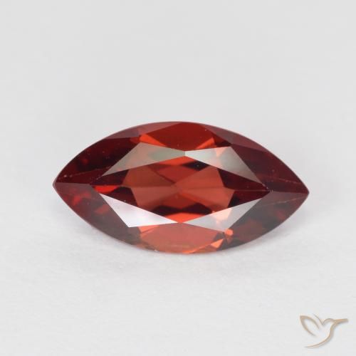 1.32ct Naturale Rosso scuro Granato Piropo, Taglio marquise, VVS-VS