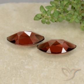 Gemme di Granato Piropo Rosso scuro naturale da 2.51 ct, Taglio marquise, VVS-VS