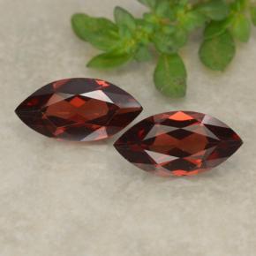 Granato piropo naturale rosso da 2,32 ct, marchesa, VVS-VS