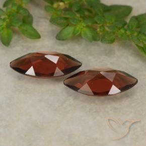 Gemme di Granato Piropo Rosso scuro naturale da 2.09 ct, Taglio marquise, VVS-VS