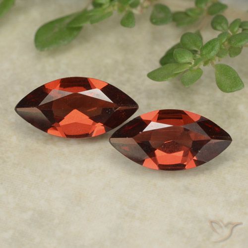 1.83ctw Naturale Rosso scuro Granato Piropo, Taglio marquise, VVS-VS