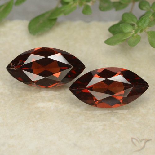 2.51ctw Naturale Rosso scuro Granato Piropo, Taglio marquise, VVS-VS
