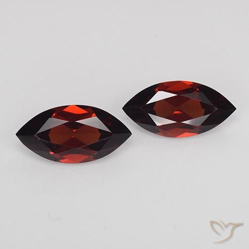 2.31ctw Naturale Rosso scuro Granato Piropo, Taglio marquise, VVS-VS