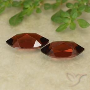 Gemme di Granato Piropo Rosso scuro naturale da 3.06 ct, Taglio marquise, VVS-VS