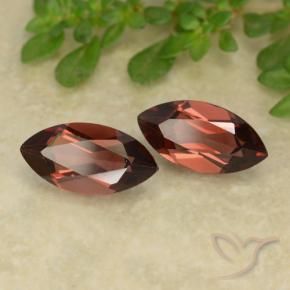 Gemme di Granato Piropo Sangria rossa naturale da 2.61 ct, Taglio marquise, VVS-VS