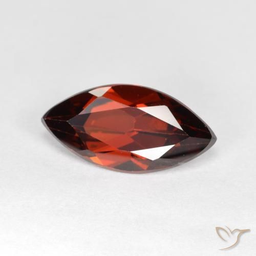 Granato Piropo Rosso scuro naturale da 1.24 ct, Taglio marquise, VVS-VS