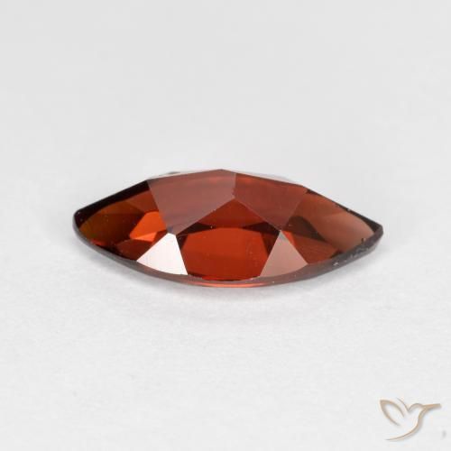Granato Piropo Rosso scuro naturale da 1.24 ct, Taglio marquise, VVS-VS