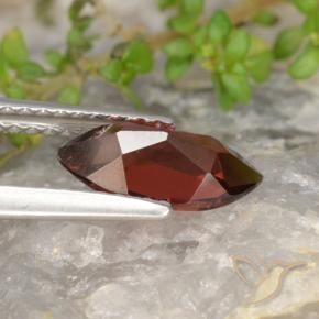 Granato Piropo Rosso scuro naturale da 1.36 ct, Taglio marquise, VS
