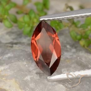 Granato Piropo Rosso scuro naturale da 1.14 ct, Taglio marquise, VS