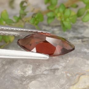 Granato Piropo Rosso scuro naturale da 1.14 ct, Taglio marquise, VS
