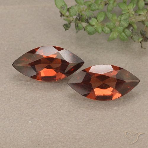 1.49ctw Naturale Rosso scuro Granato Piropo, Taglio marquise, VVS-VS, Photo A