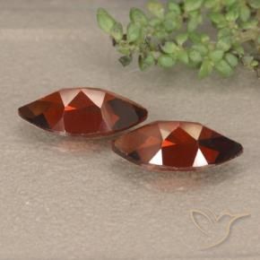 Gemme di Granato Piropo Rosso scuro naturale da 2.71 ct, Taglio marquise, VVS-VS