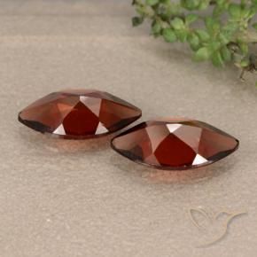 Gemme di Granato Piropo Sangria rossa naturale da 2.30 ct, Taglio marquise, VVS-VS