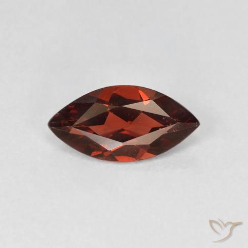 Granato Piropo Rosso scuro naturale da 1.17 ct, Taglio marquise, VVS-VS