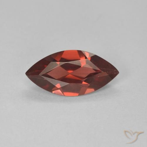 1.07ct Naturale Rosso scuro Granato Piropo, Taglio marquise, VVS-VS
