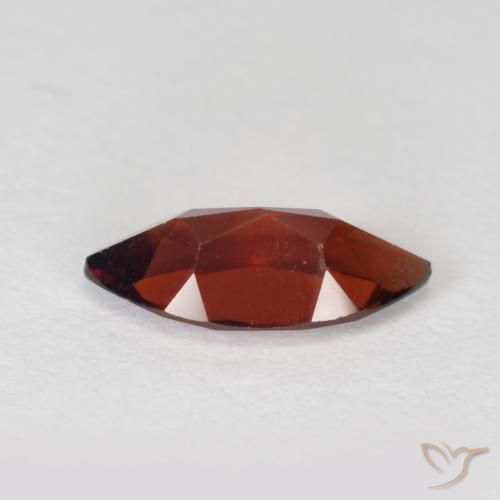 Granato Piropo Rosso scuro naturale da 1.21 ct, Taglio marquise, VVS-VS