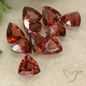 Gemme di Granato Piropo Rosso scuro naturale da 2.69 ct, Taglio trillion, VS