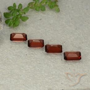 Gemme di Granato Piropo Rosso scuro naturale da 2.04 ct, Ottagonale / Taglio smeraldo, VS