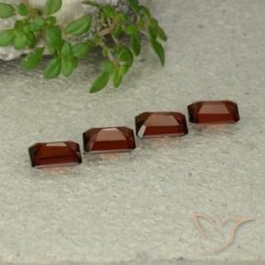 Gemme di Granato Piropo Rosso scuro naturale da 2.49 ct, Ottagonale / Taglio smeraldo, VS