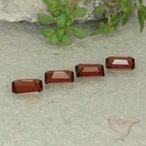 Gemme di Granato Piropo Rosso scuro naturale da 1.81 ct, Ottagonale / Taglio smeraldo, VS
