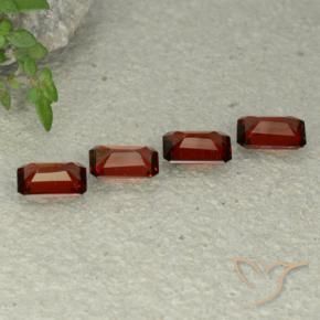 Gemme di Granato Piropo Rosso scuro naturale da 2.26 ct, Ottagonale / Taglio smeraldo, VS