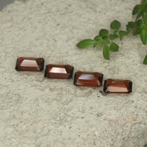 Gemme di Granato Piropo Rosso medio naturale da 2.28 ct, Ottagonale / Taglio smeraldo, VS