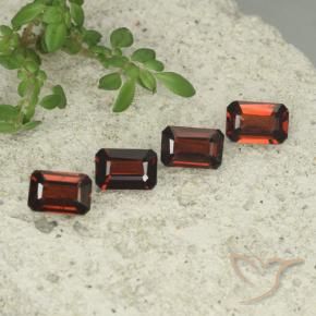 Gemme di Granato Piropo Rosso scuro naturale da 2.24 ct, Ottagonale / Taglio smeraldo, VS