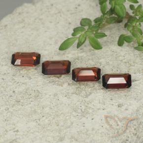 Gemme di Granato Piropo Rosso scuro naturale da 2.24 ct, Ottagonale / Taglio smeraldo, VS