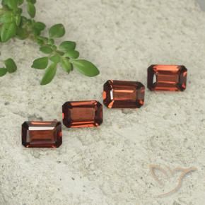 Gemme di Granato Piropo Rosso medio naturale da 2.11 ct, Ottagonale / Taglio smeraldo, VS