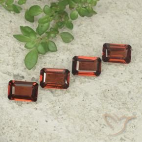 Gemme di Granato Piropo Rosso scuro naturale da 2.09 ct, Ottagonale / Taglio smeraldo, VS