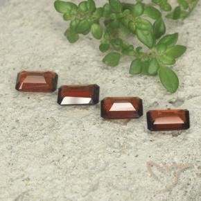 Gemme di Granato Piropo Rosso scuro naturale da 2.09 ct, Ottagonale / Taglio smeraldo, VS