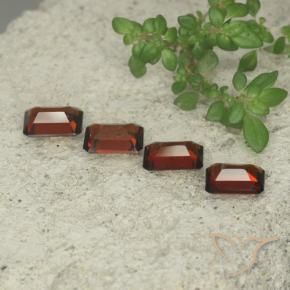 Gemme di Granato Piropo Rosso scuro naturale da 2.65 ct, Ottagonale / Taglio smeraldo, VS