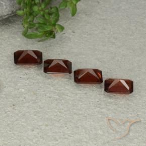 Gemme di Granato Piropo Rosso scuro naturale da 2.88 ct, Ottagonale / Taglio smeraldo, VVS-VS