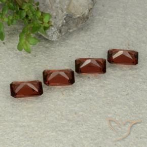 Gemme di Granato Piropo Sangria rossa naturale da 2.36 ct, Ottagonale / Taglio smeraldo, VVS-VS