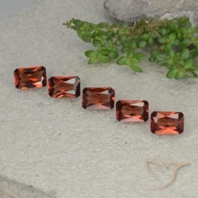 Gemme di Granato Piropo Rosso scuro naturale da 2.86 ct, Ottagonale / Taglio smeraldo, VVS-VS