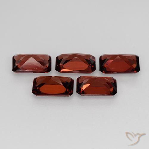 Gemme di Granato Piropo Rosso scuro naturale da 2.76 ct, Ottagonale / Taglio smeraldo, VVS-VS