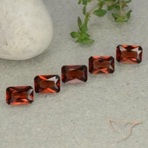 Gemme di Granato Piropo Rosso scuro naturale da 2.93 ct, Ottagonale / Taglio smeraldo, VVS-VS