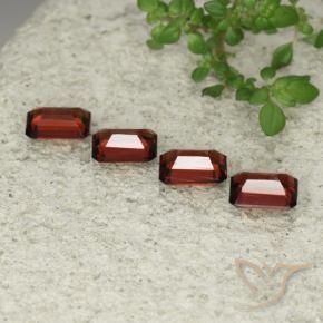 Gemme di Granato Piropo Rosso scuro naturale da 2.97 ct, Ottagonale / Taglio smeraldo, VS