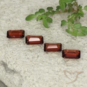 Gemme di Granato Piropo Rosso scarlatto naturale da 2.03 ct, Ottagonale / Taglio smeraldo, VS